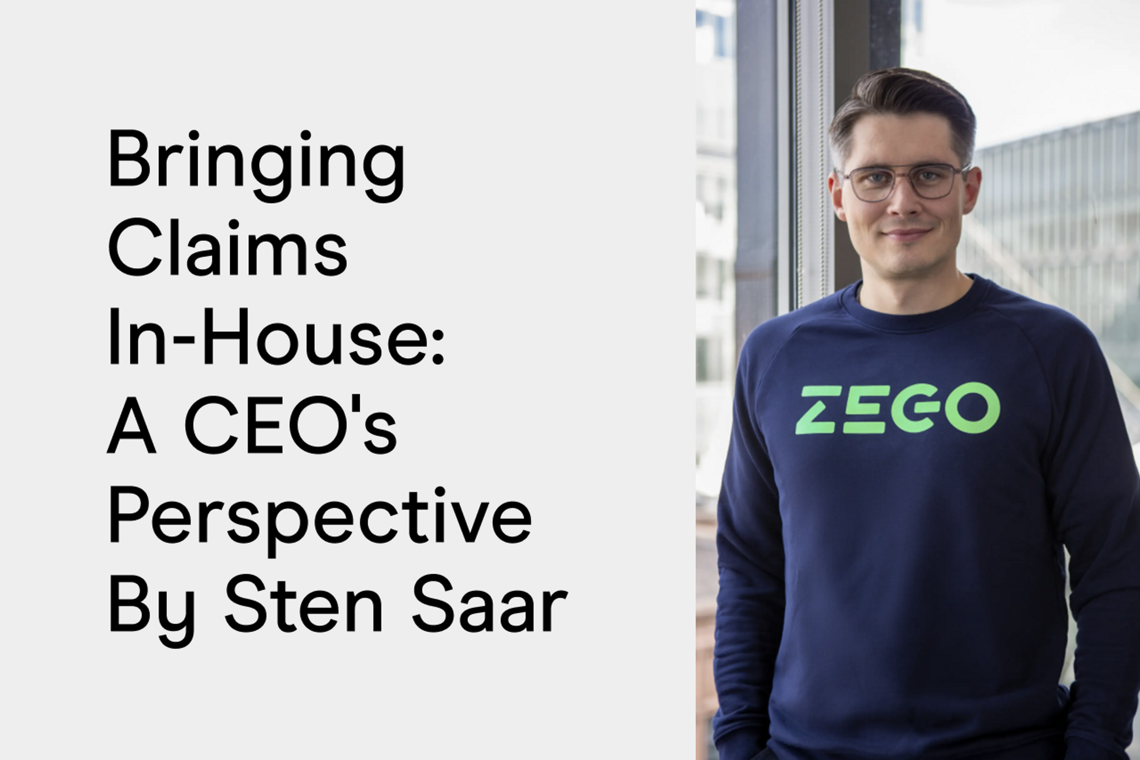 Sten Saar Zego CEO 
