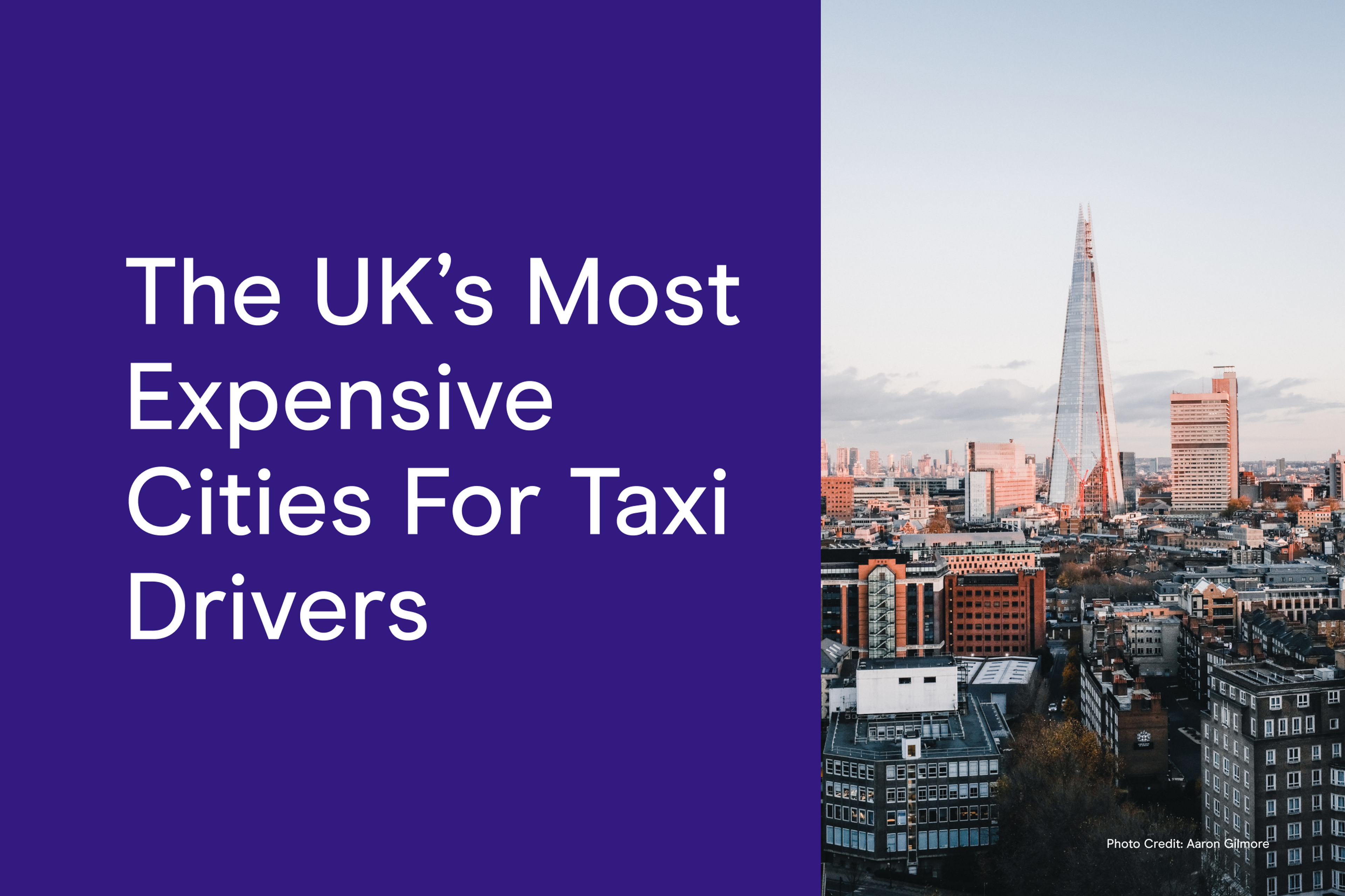 The UK’s most expensive cities for taxi drivers