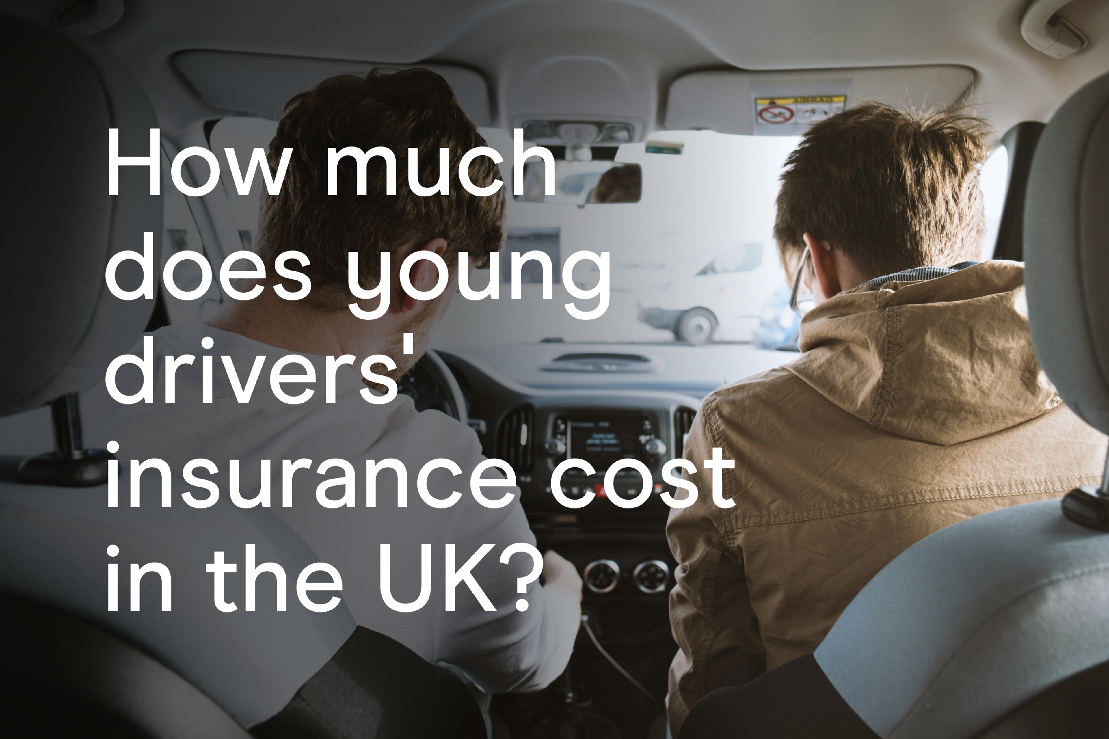 how much does young drivers insurance cost UK blog post featured image