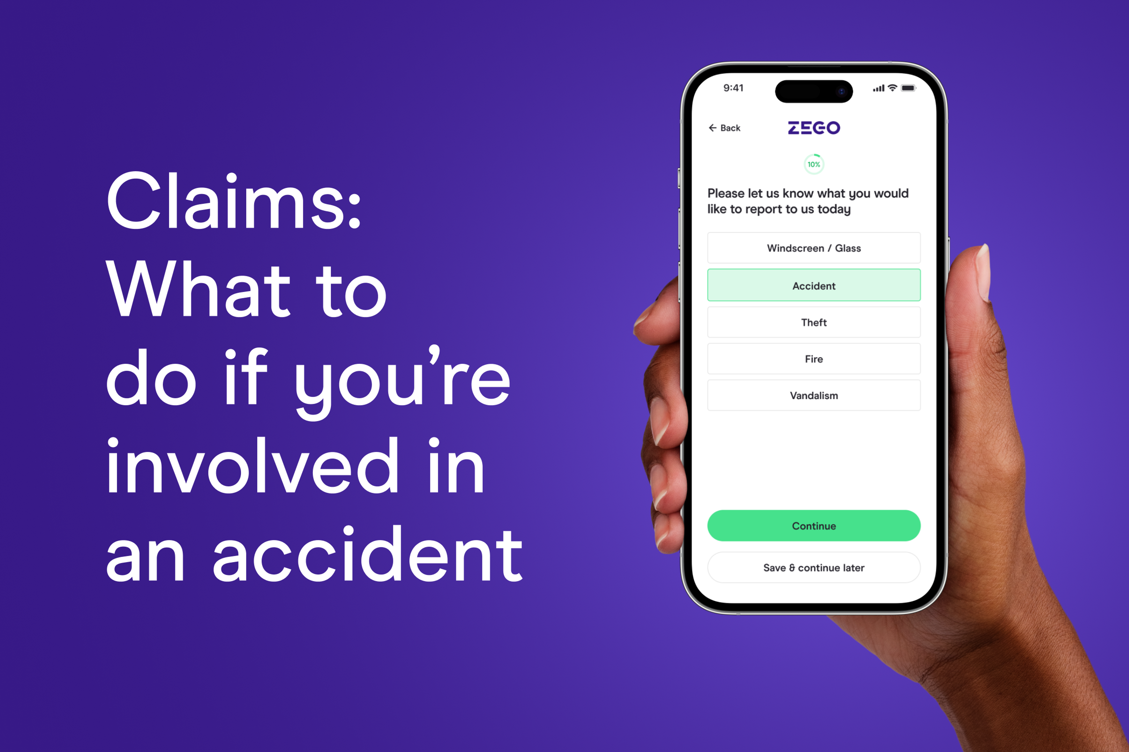 Claims | What to do if you’re involved in an accident