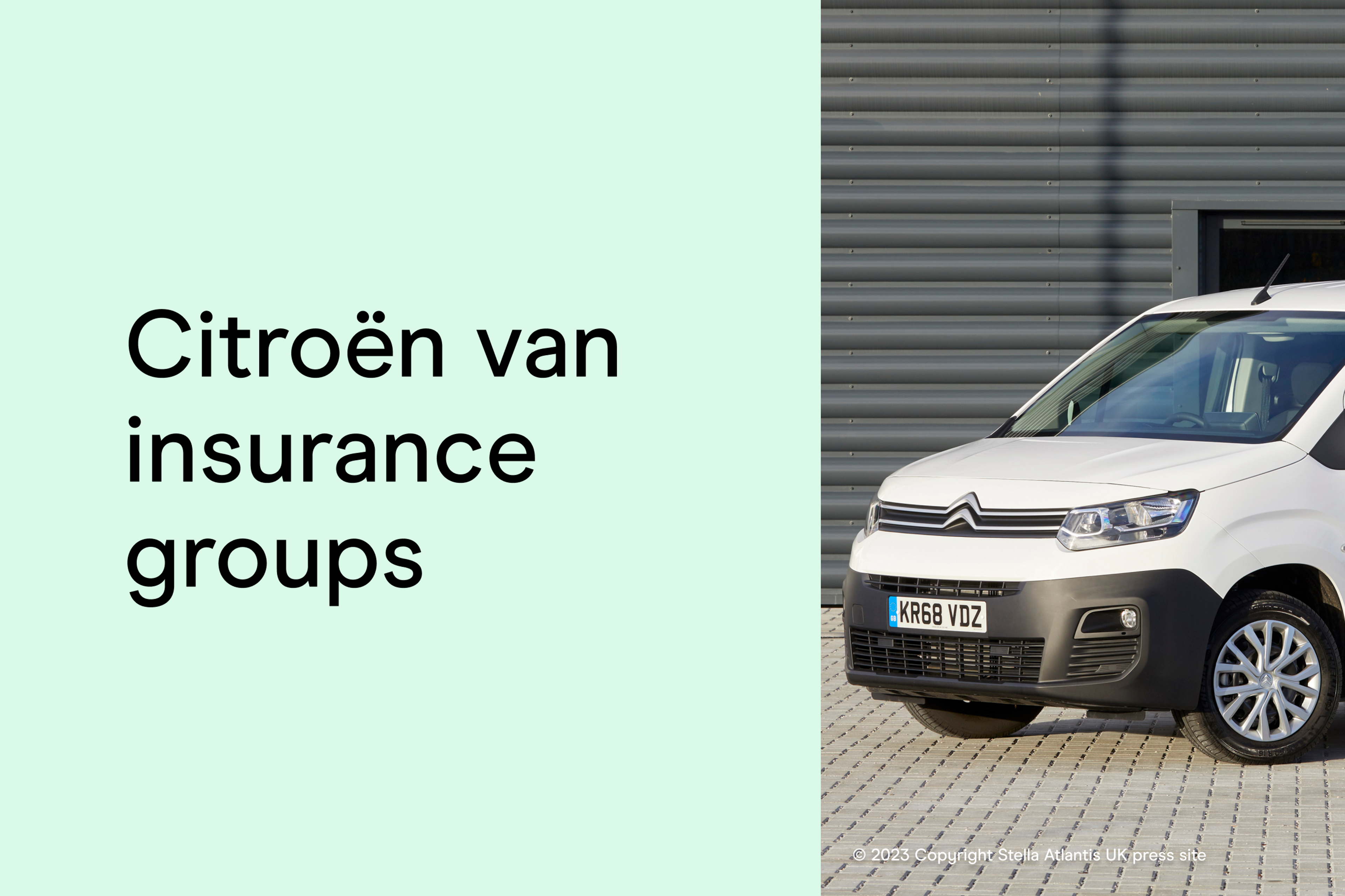 Citroen van insurance groups