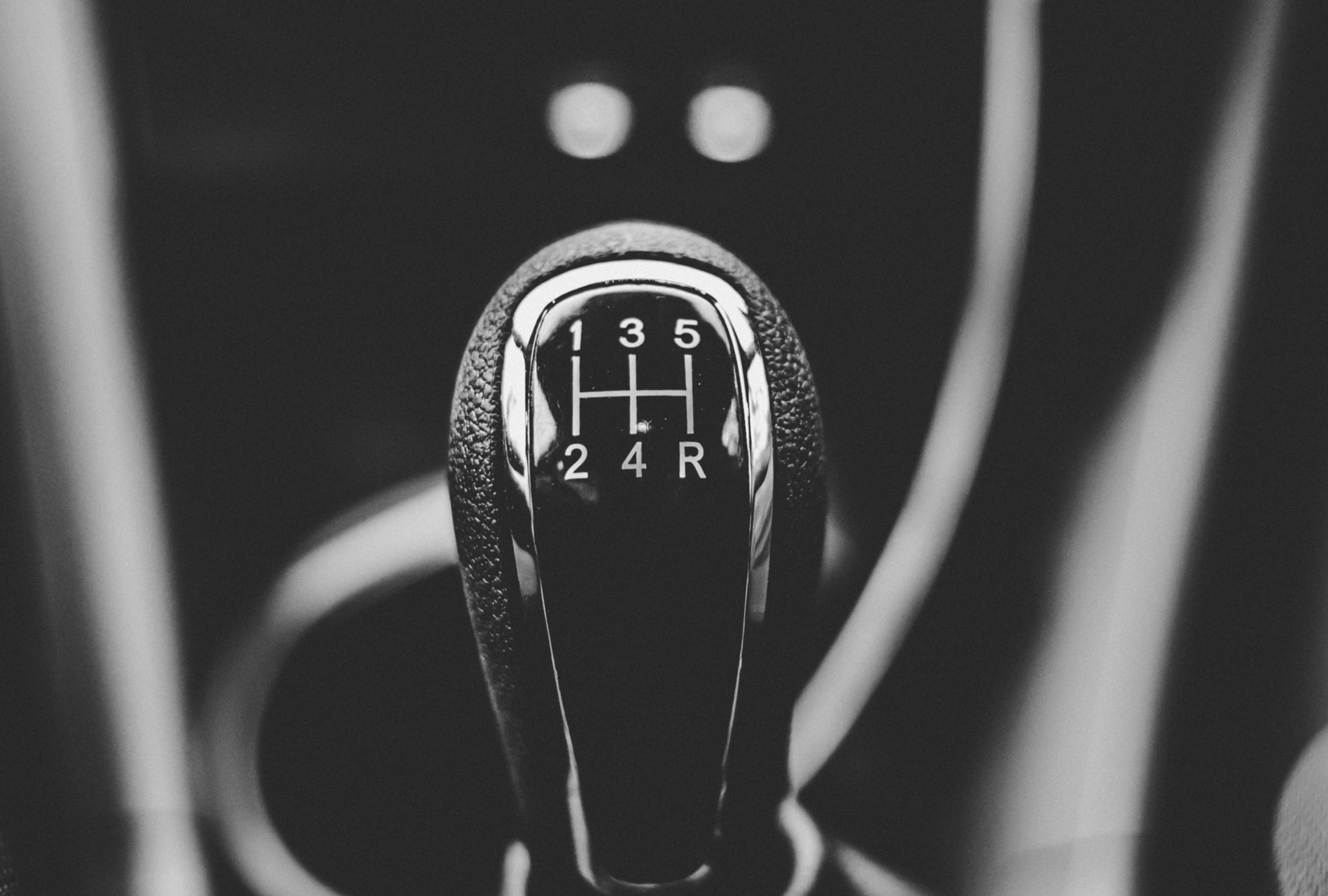 Manual car gearstick