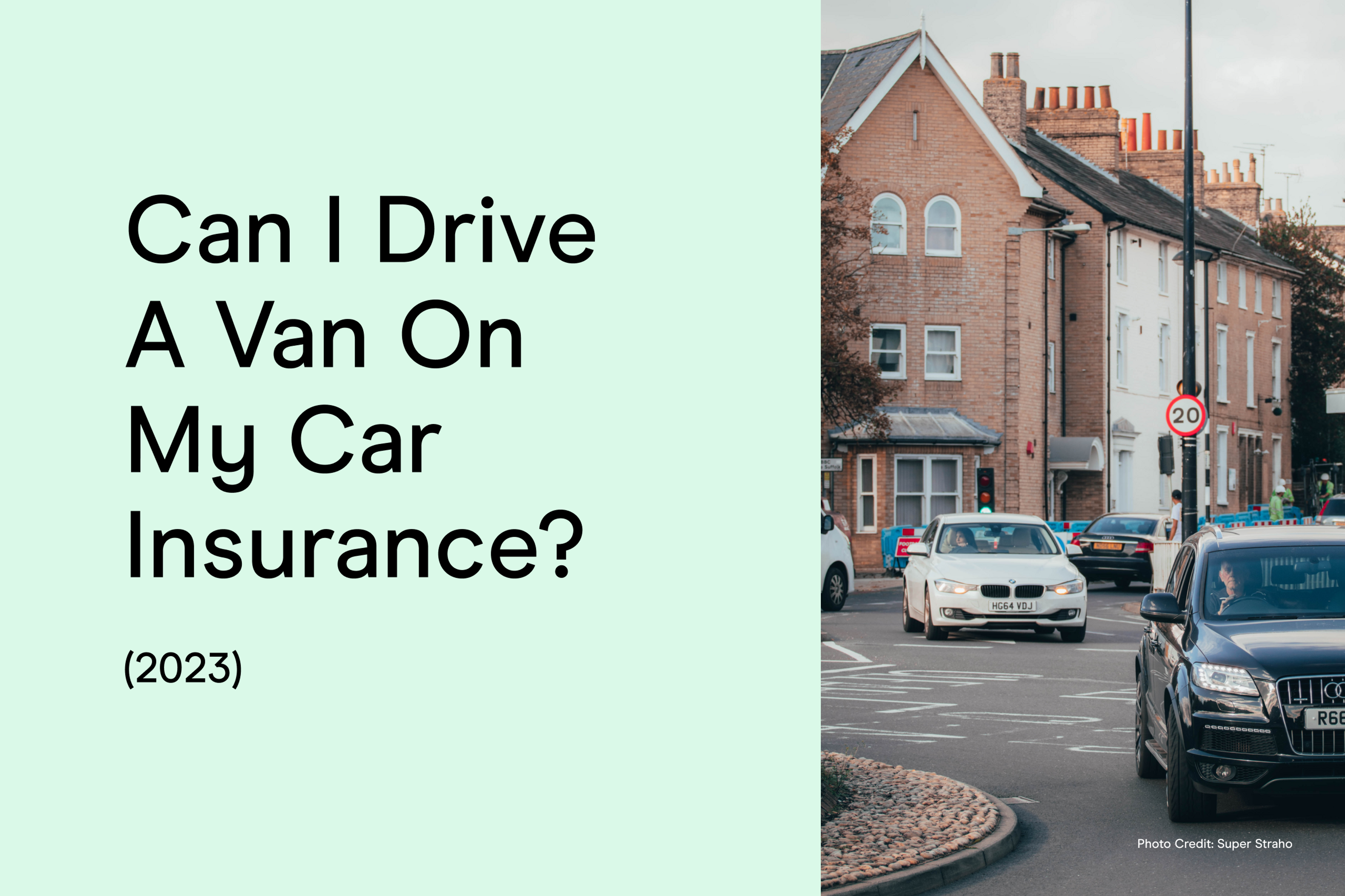 driving van with regular car insurance policy Zego blog featured image