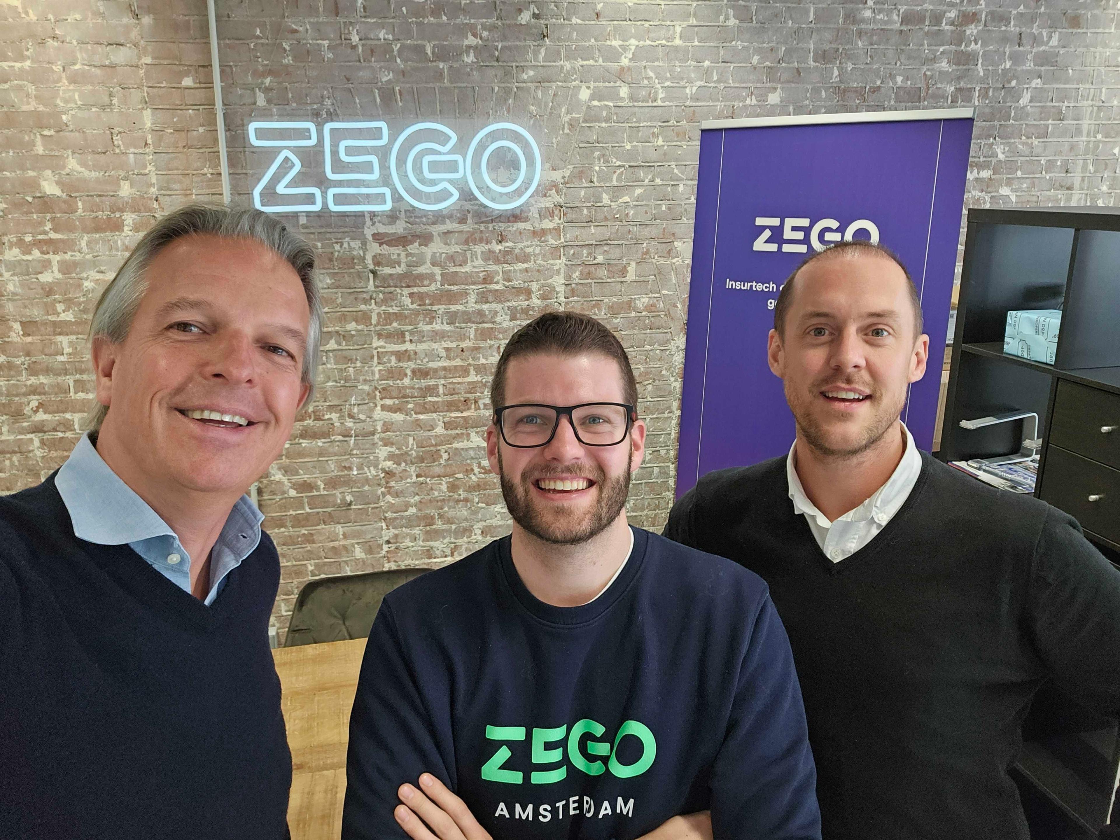 Colleagues in the Zego Amsterdam office