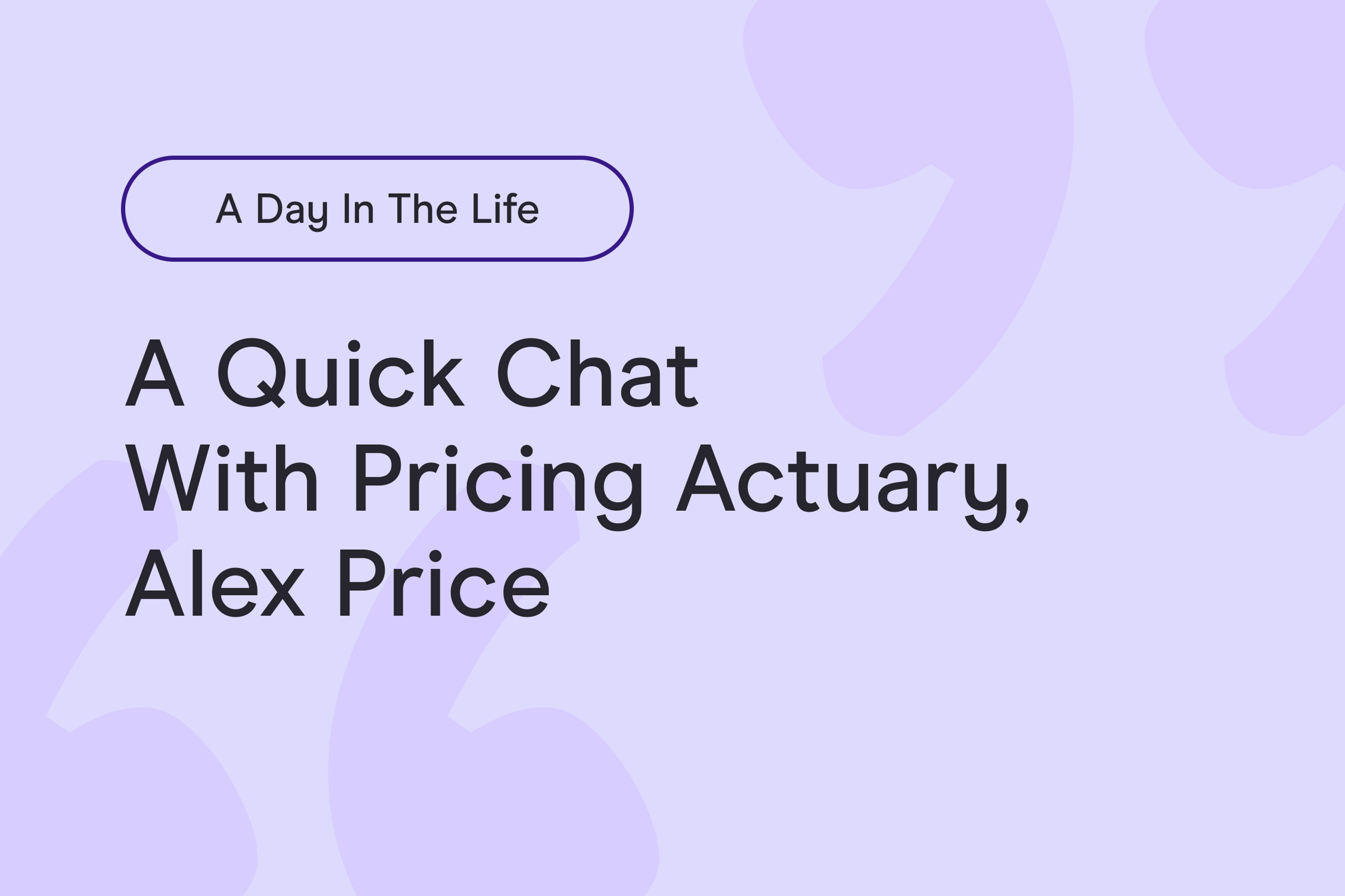 A day in the life of a Zego Pricing Actuary: insurance licence special