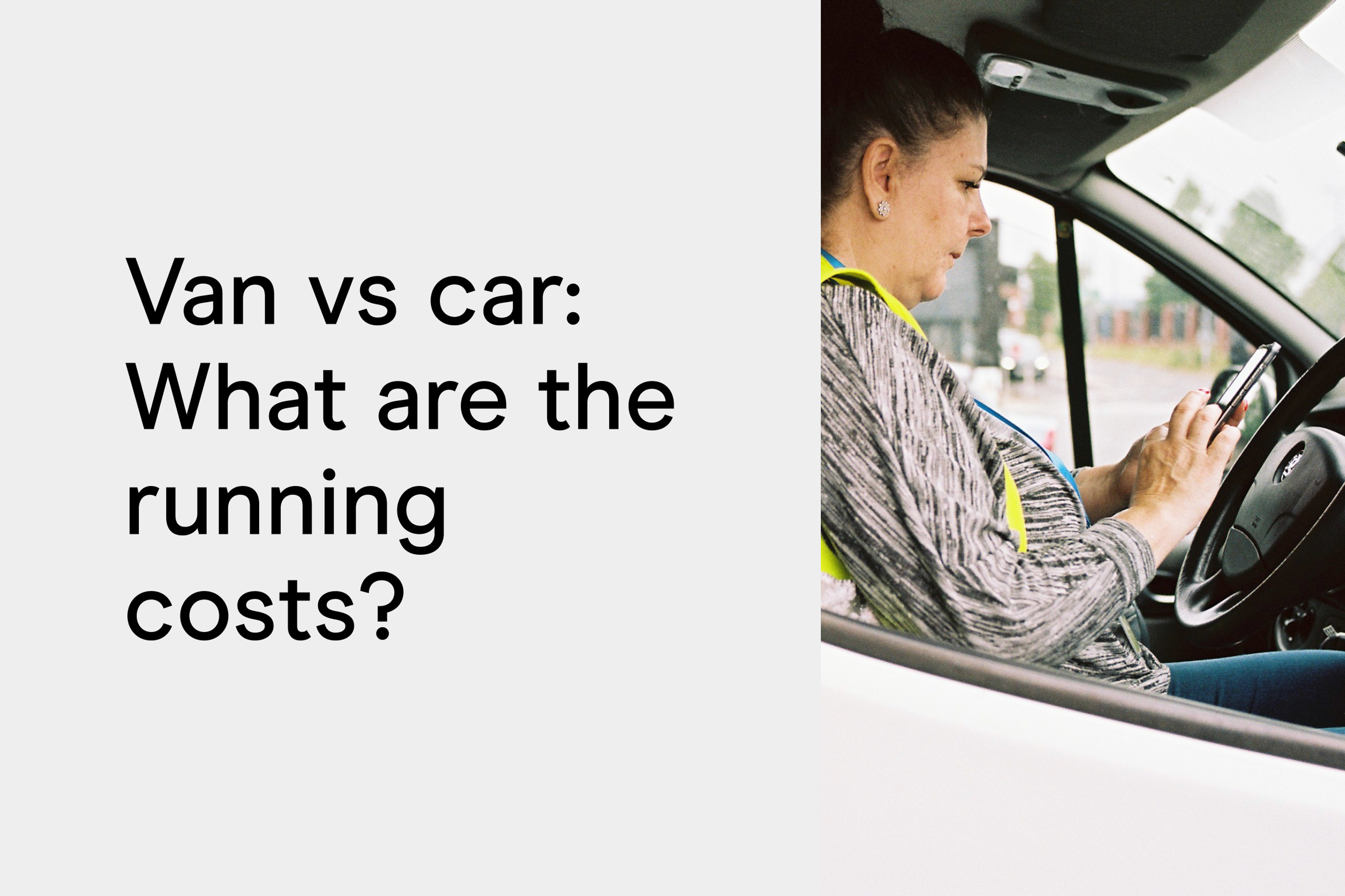 Van vs car: What are the running costs?