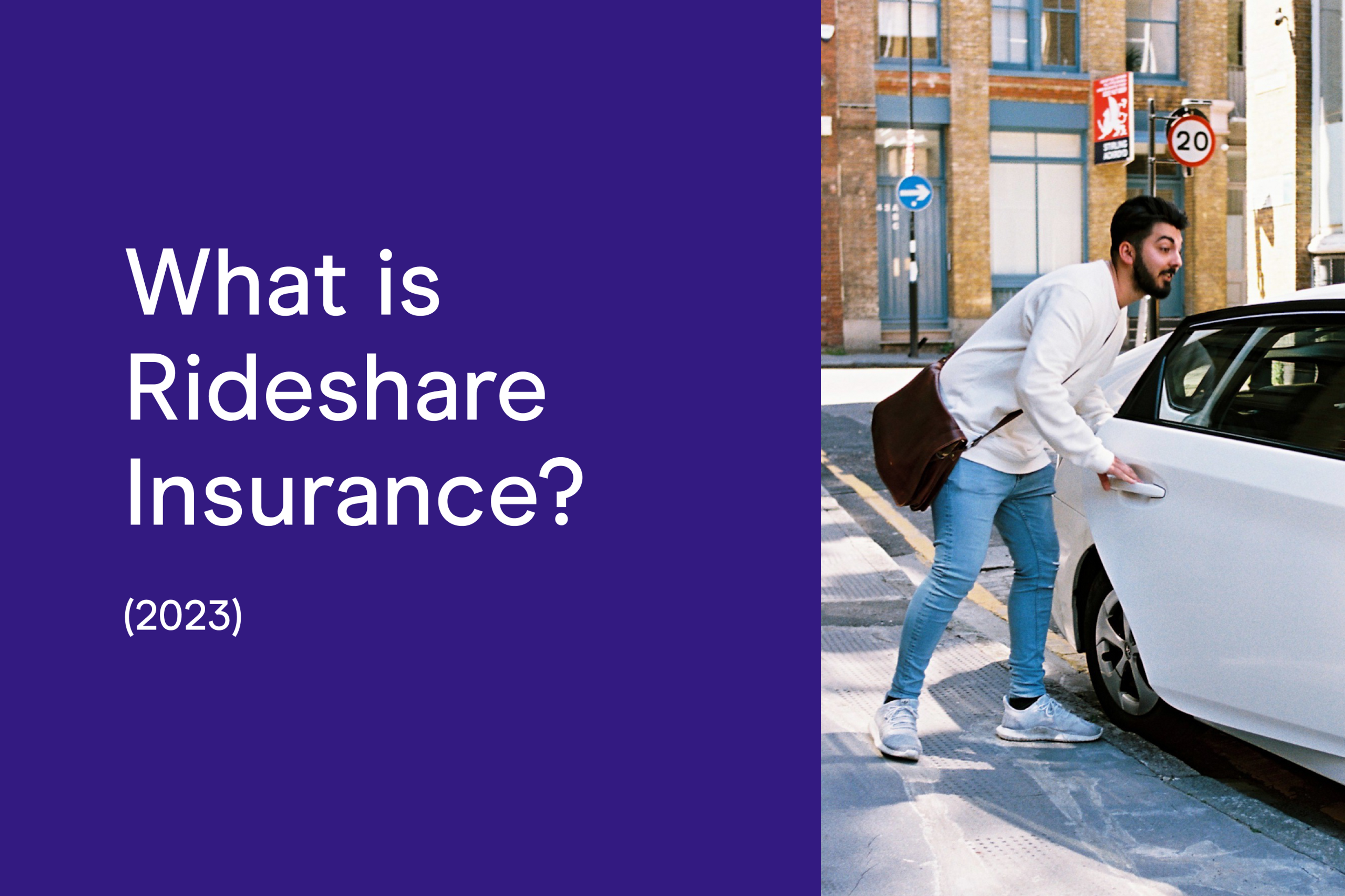 What is Rideshare insurance featured blog post image from Zego