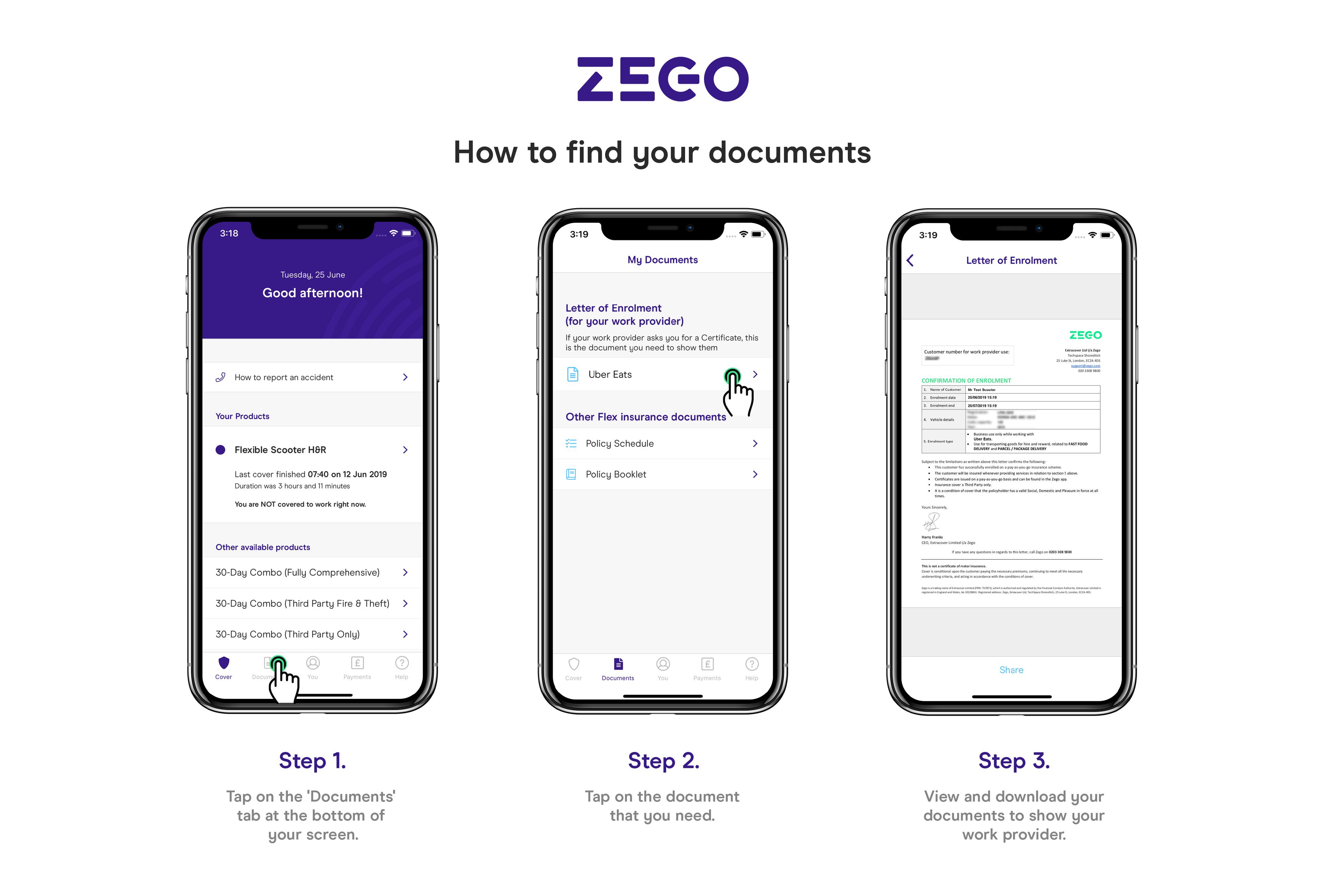 We've made it easier to find your documents!