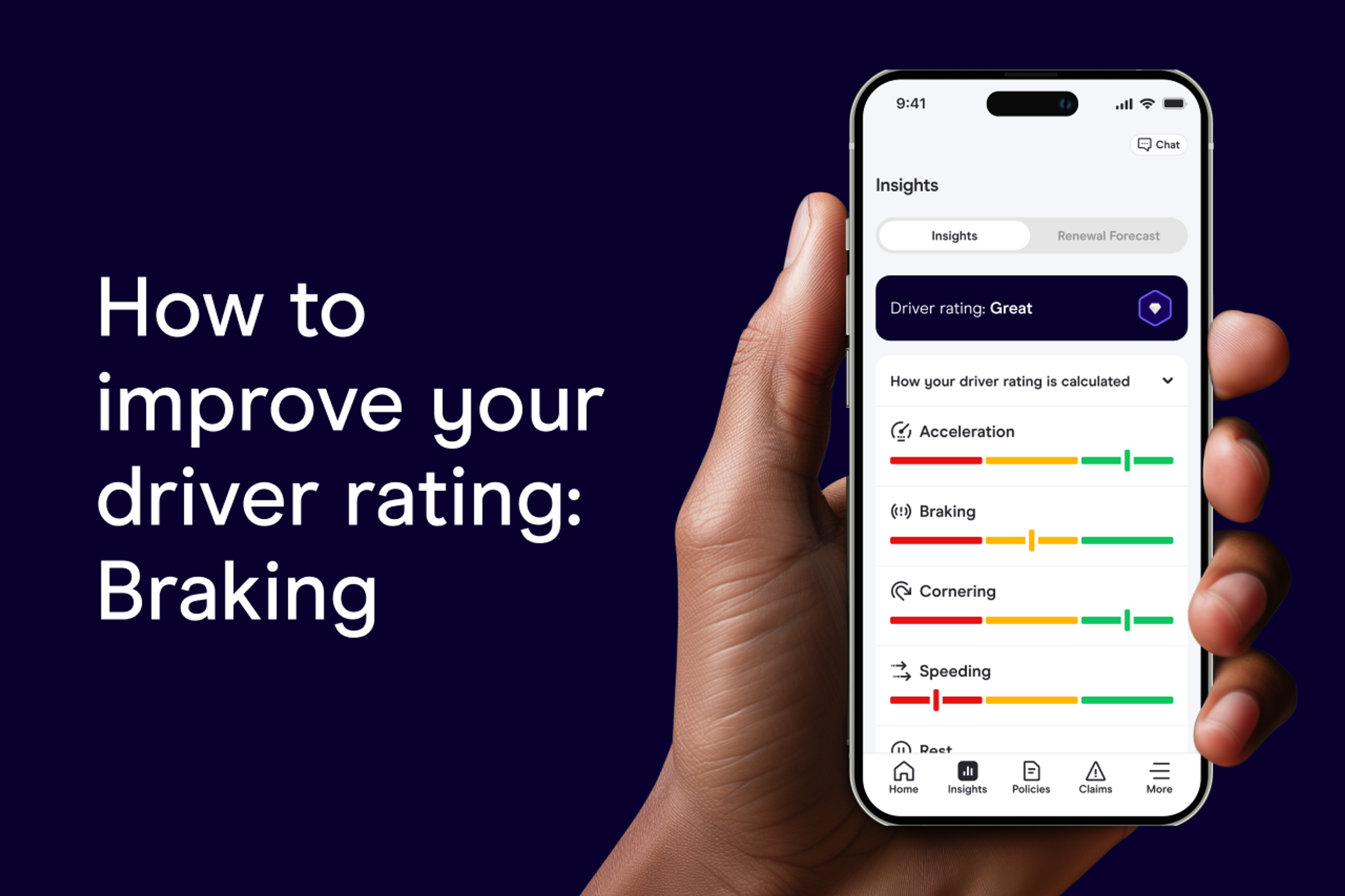 How to improve your driver rating: Braking