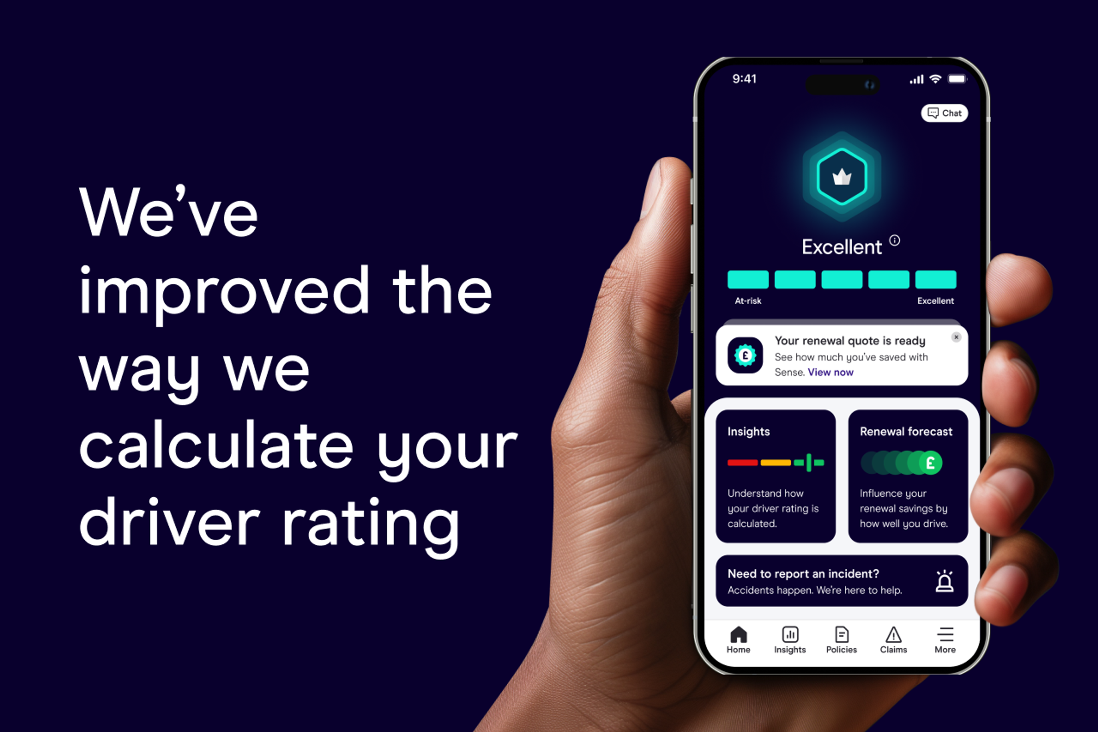 Sense driver rating