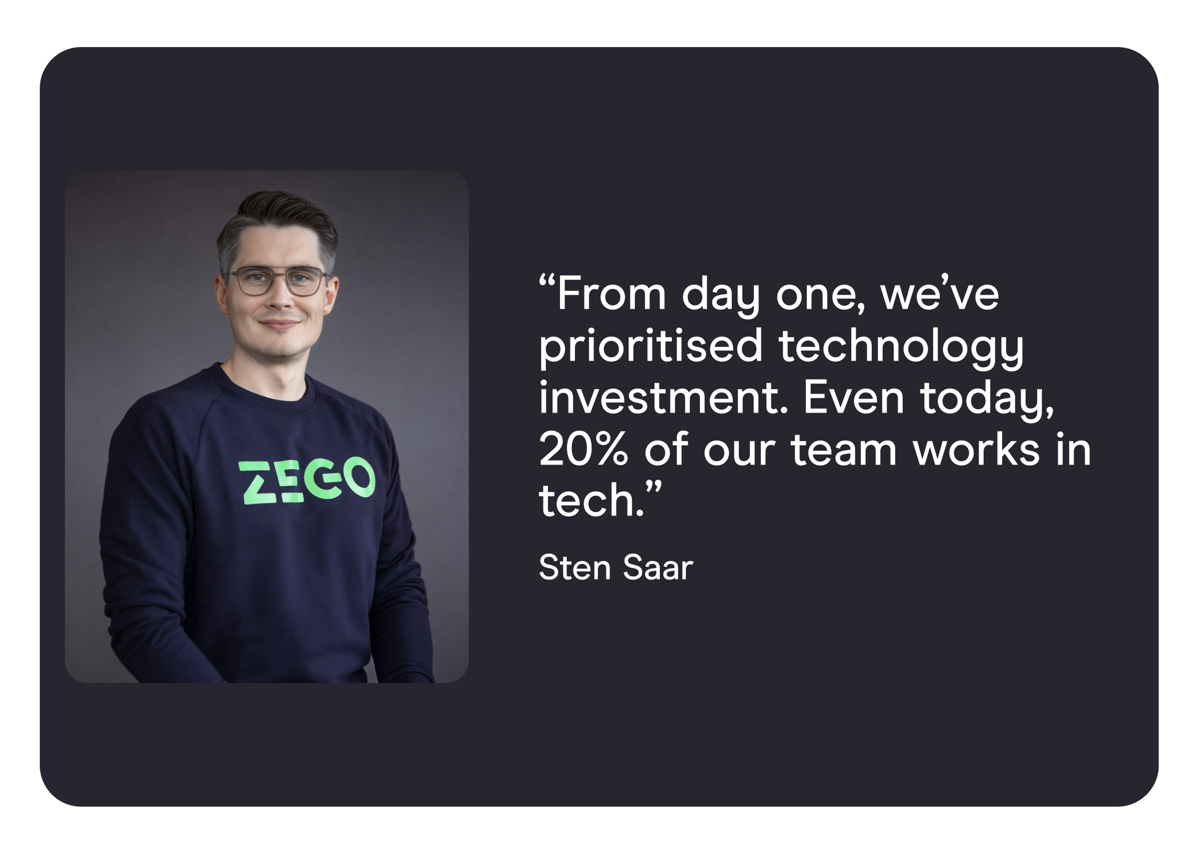 Zego CEO and co-founder, Sten Saar looks back on a decade of startup scaling