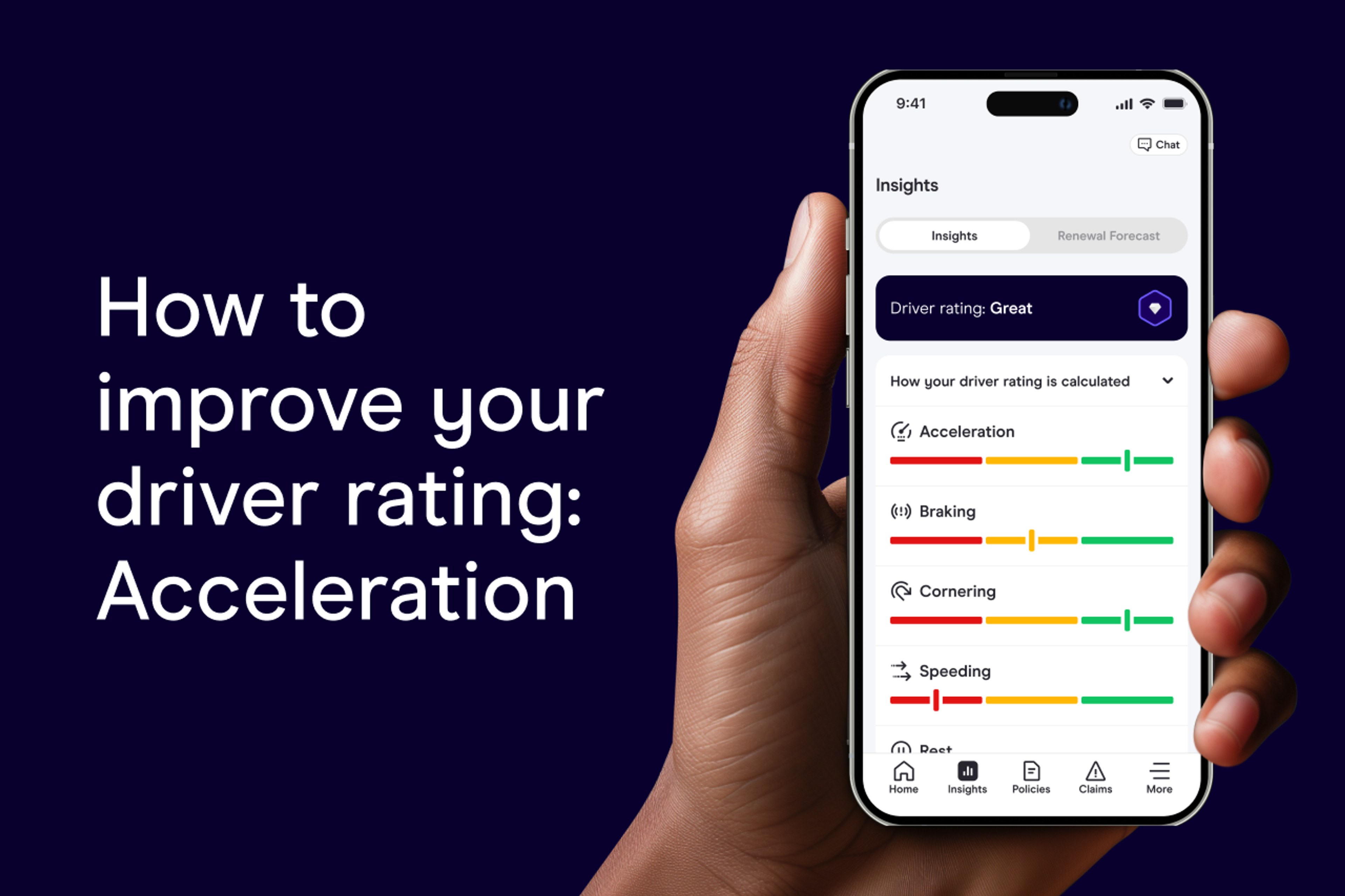 How to improve your driver rating: Acceleration