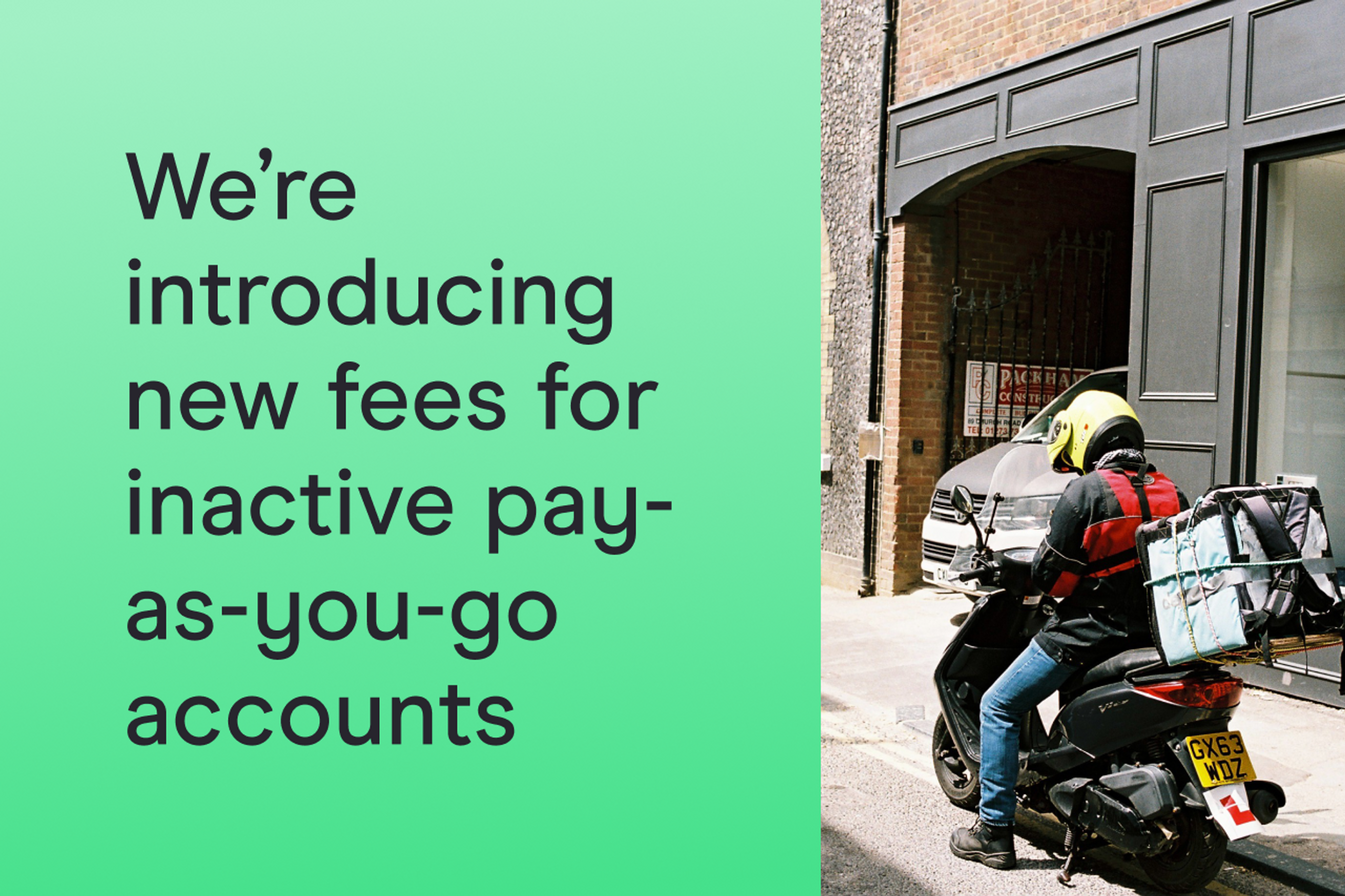 We’re introducing new fees for inactive pay-as-you-go accounts 