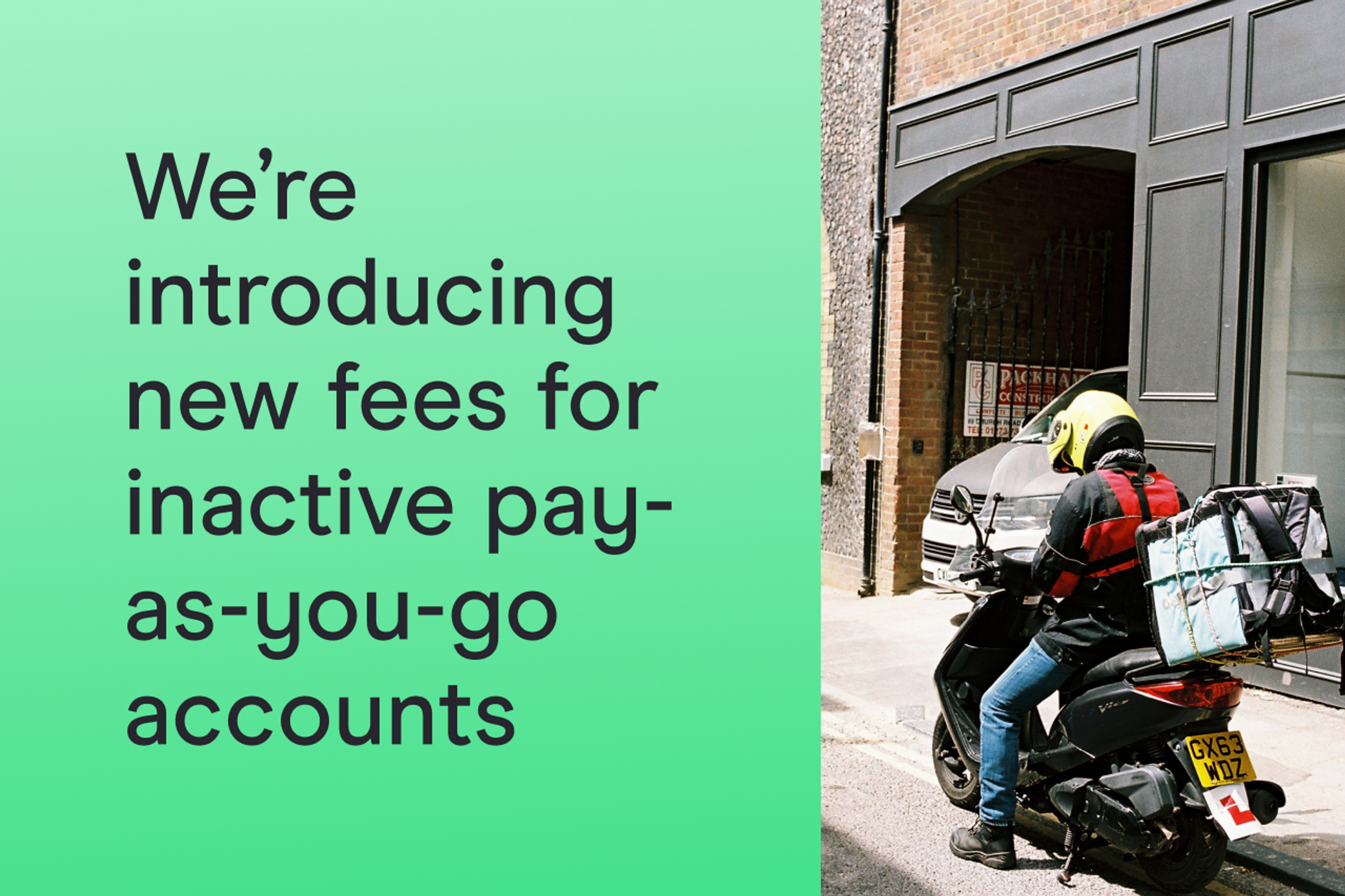 We’re introducing new fees for inactive pay-as-you-go accounts