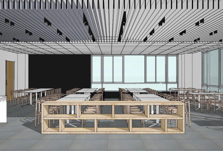 設計理念是「不只是建築，更是企業靈魂的展現」——把機械產業的精神融進空間，讓每個角落都在說企業的故事；先看 3D 模擬圖。