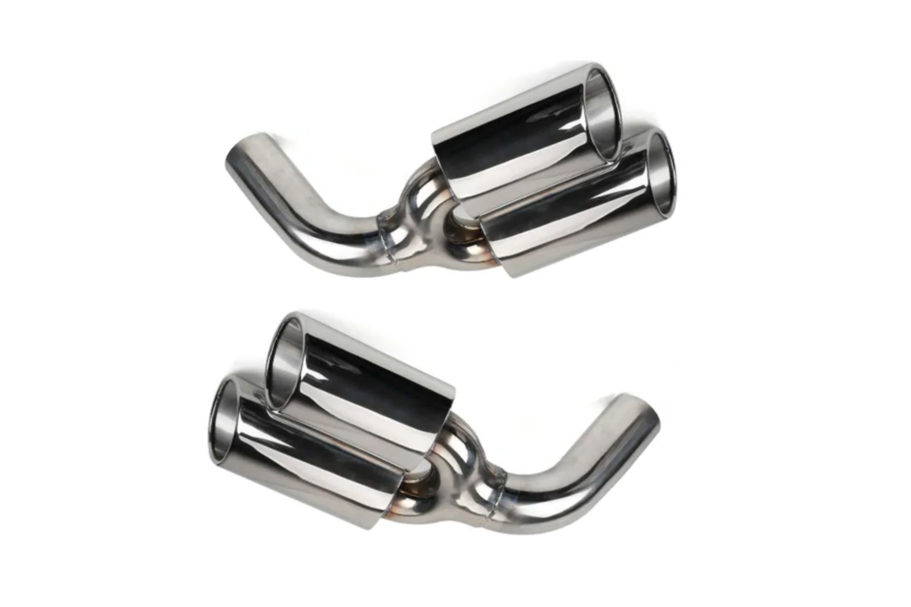 Edelstahl Auspuffdoppellendrohr für W463 Auspuffblende G-Klasse 2002 - 2018