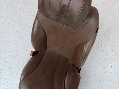 Fahrersitz S-Klasse W222 defekt, gebraucht, braun, Fahrerseite, Sitz vorne 2