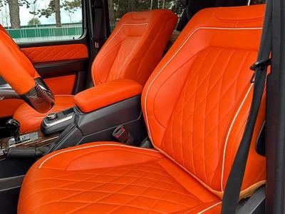 Sitzbezüge Orange "Komplett Set" + Performance Lenkrad für G-Klasse W463 2012-2018 2