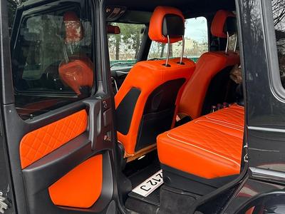 Sitzbezüge Orange "Komplett Set" + Performance Lenkrad für G-Klasse W463 2012-2018 4