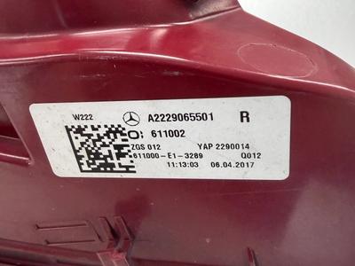 Rückleuchte S-Klasse W222 Mercedes-Benz A2229065501 rechts 3