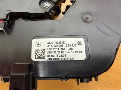2014-2021 Mercedes S550 W222 Front Left Power Seat Control Switch OEM 2