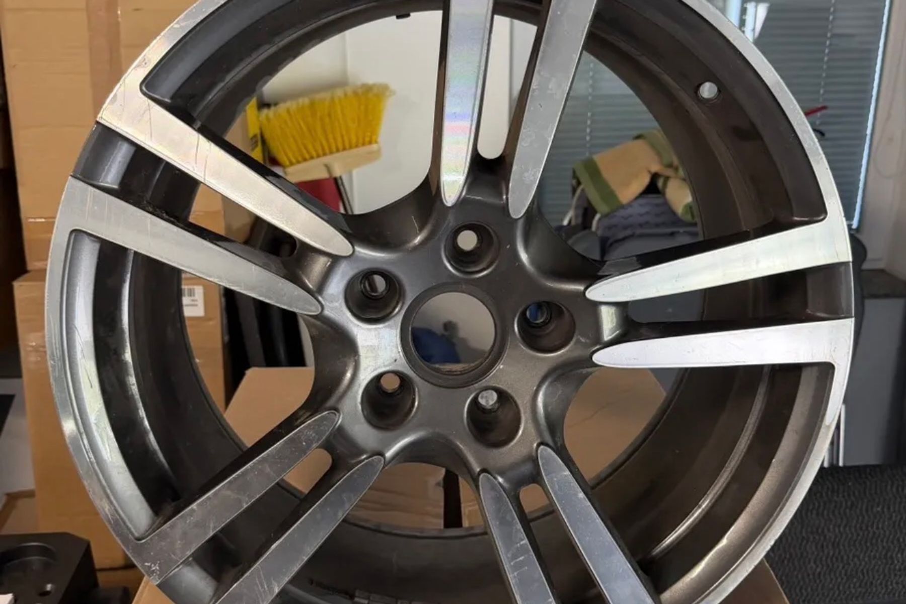 PORSCHE 970 PANAMERA TURBO 20 ZOLL ALUFELGE FELGE VORNE 9,5J OEM 97036217806 ET65