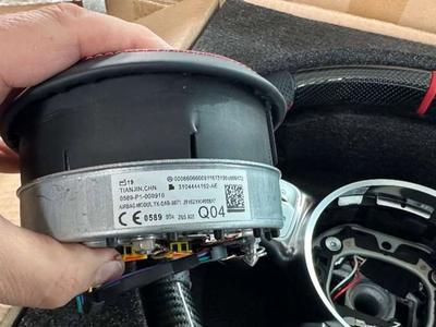 Performance Lenkrad Ziernähte + Ring weiß G63 W463 Mercedes 4