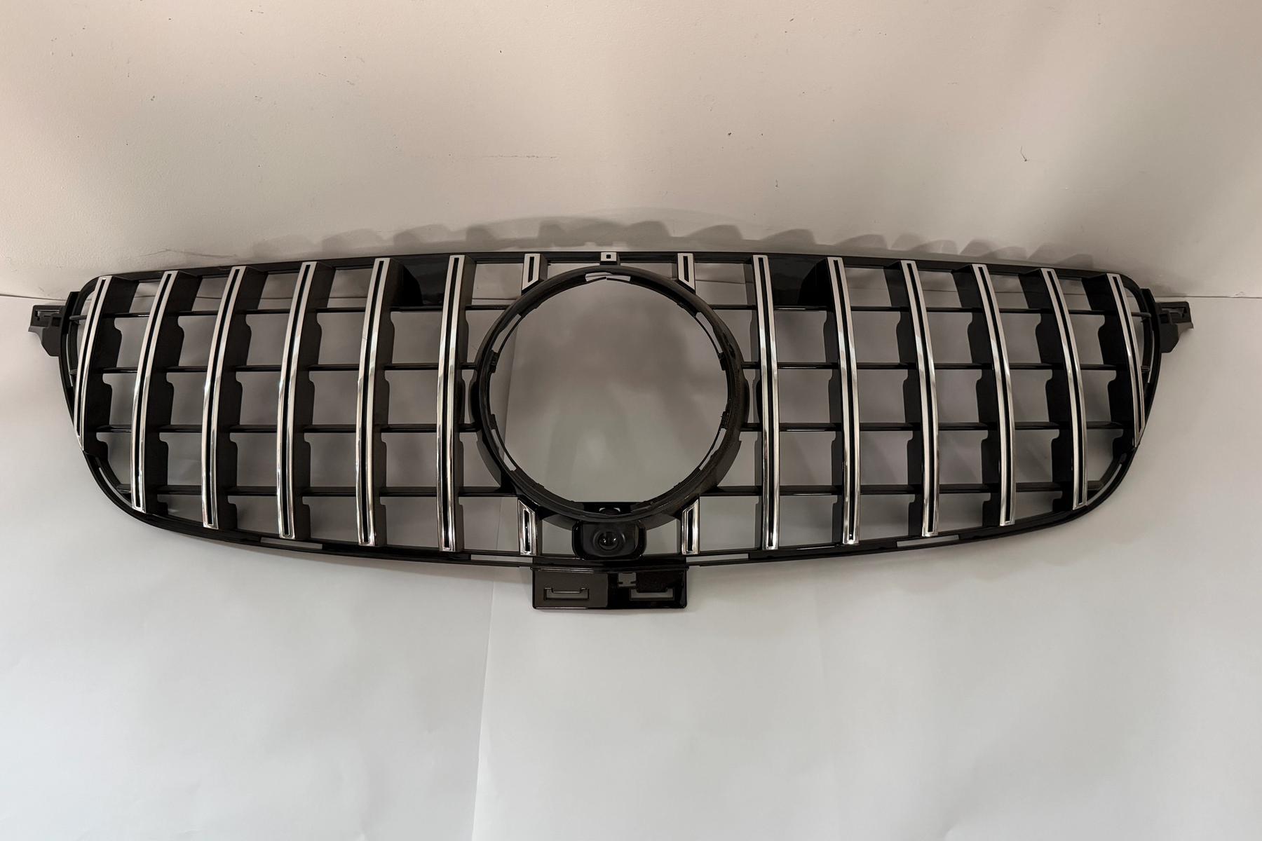 MERCEDES GLE W166 SUV HOCHGLANZ SCHWARZE PANAMERICANA GT STYLE GRILL (2015-2019)