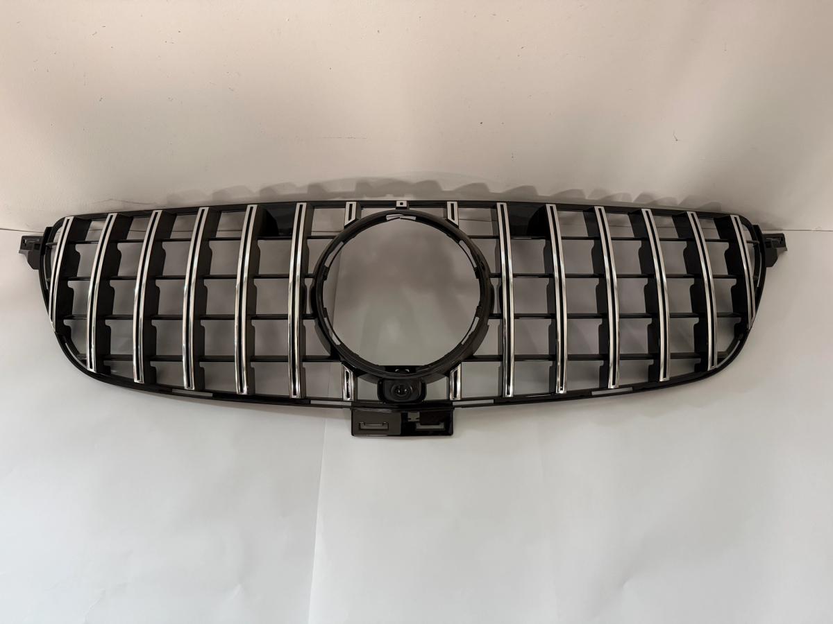 MERCEDES GLE W166 SUV HOCHGLANZ SCHWARZE PANAMERICANA GT STYLE GRILL (2015-2019)