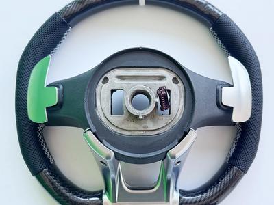 Performance Lenkrad Ziernähte + Ring weiß G63 W463 Mercedes 2