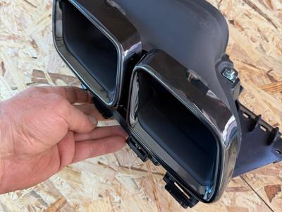 Sport Heckdiffusor mit Endrohren für Mercedes C W205 S205 Limousine 14-18 5