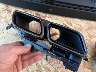 Sport Heckdiffusor mit Endrohren für Mercedes C W205 S205 Limousine 14-18 4
