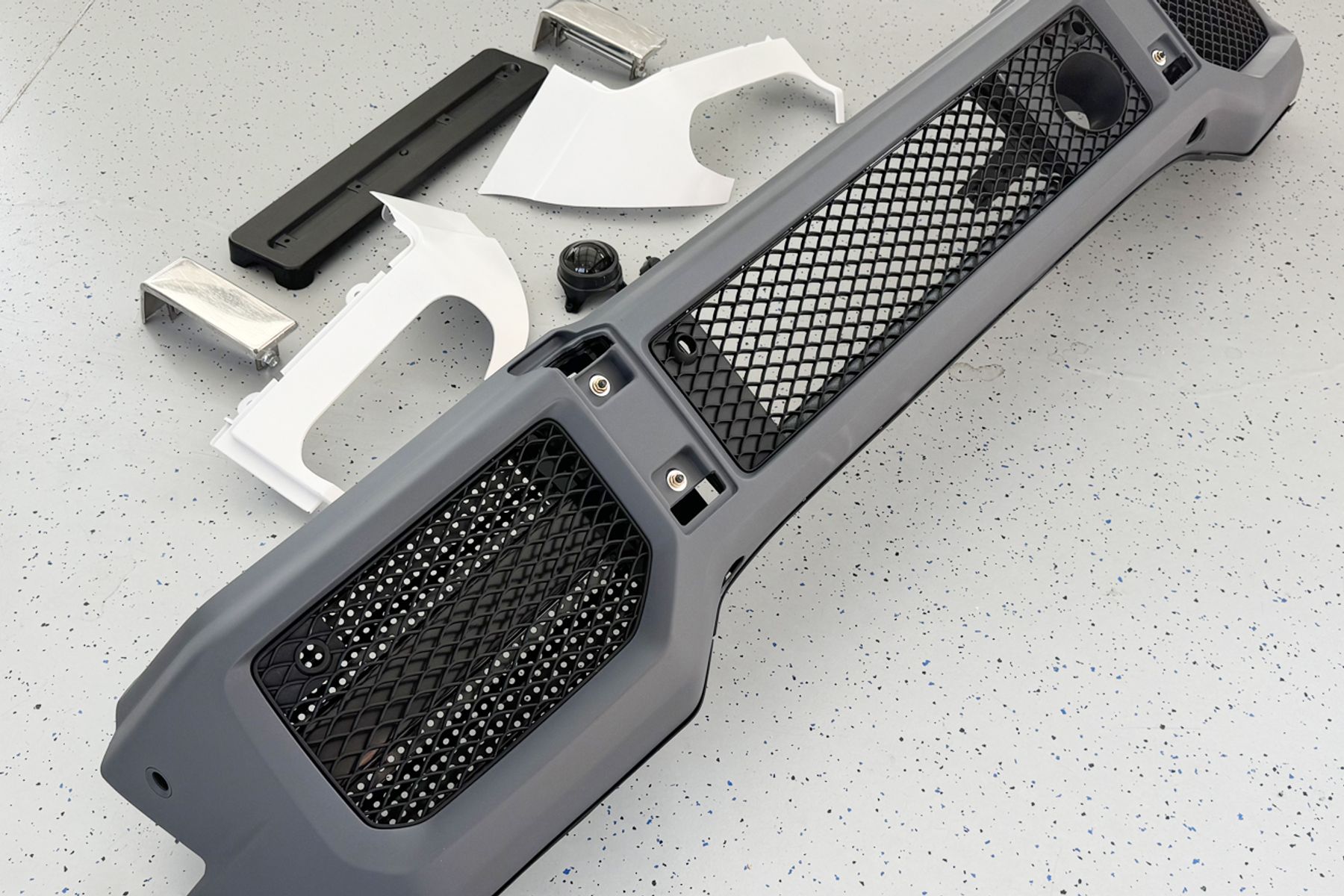 Front Stoßstange Sport Look G63 AMG für G-Klasse mit Träger komplett