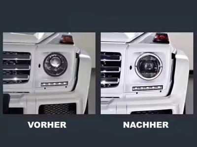 LED Scheinwerfer "Geile Ringe" für Mercedes Benz G Klasse W463 G550 G500 G63 G65 1