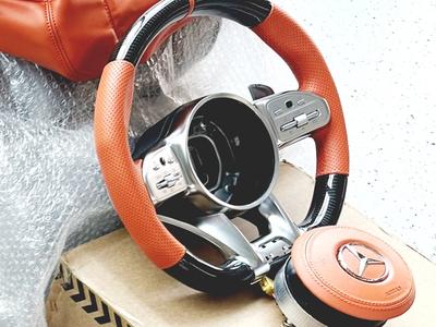 Sitzbezüge Orange "Komplett Set" + Performance Lenkrad für G-Klasse W463 2012-2018 6