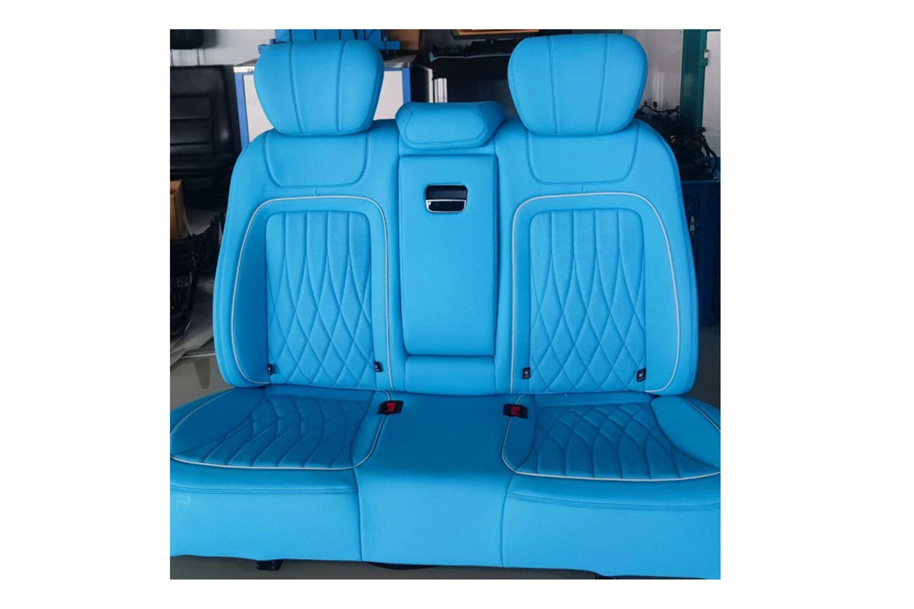 2er Sitzbank "Blau" für hinten Mercedes Benz G-Klasse 2002 bis 2018 - W463