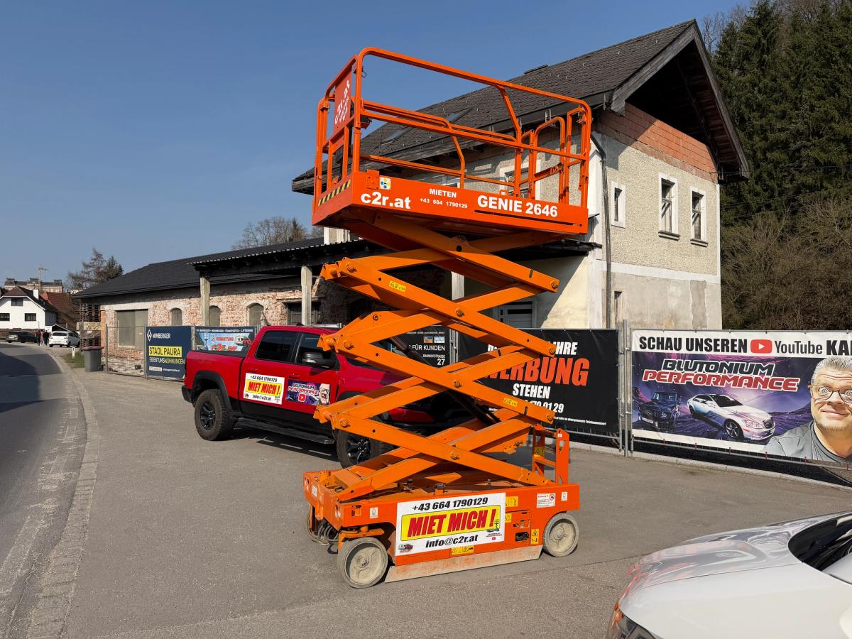 Arbeitsbühne Genie GR2646 • Arbeitshöhe 9.92 m • 1,15 m Breit
