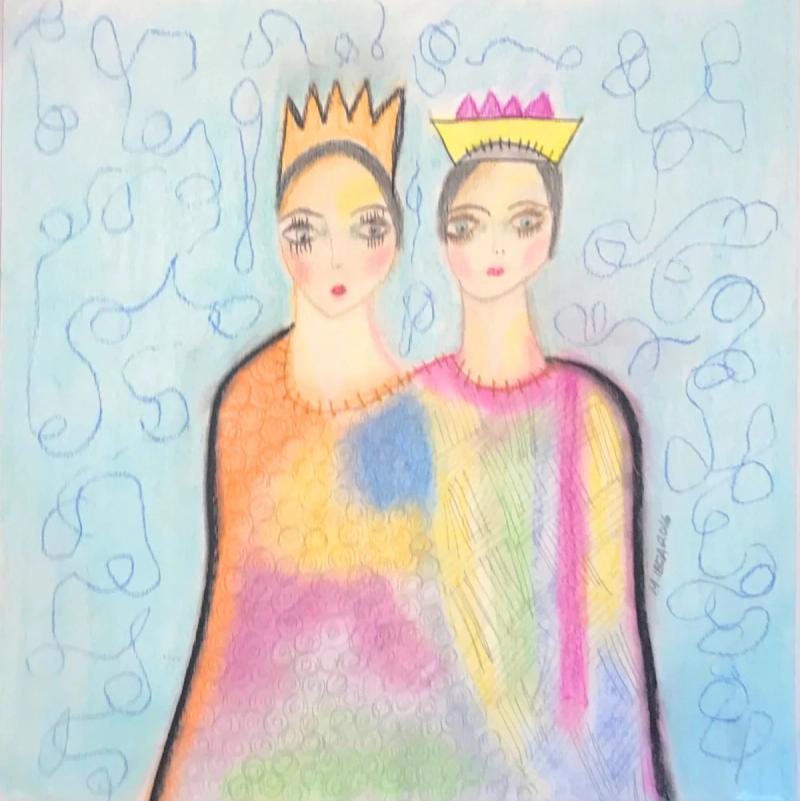 Reinas, drawing by Ibiza Castañeda
