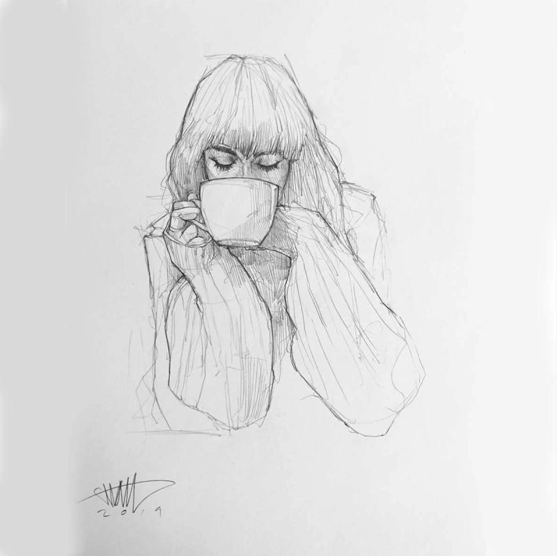 Untitled, drawing by Efraín Malo