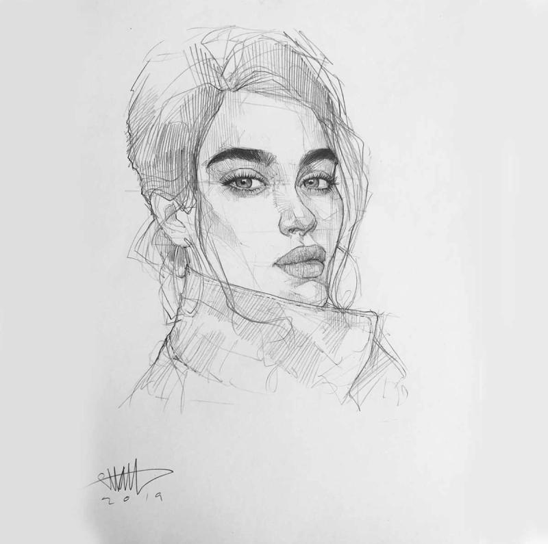 Untitled, drawing by Efraín Malo