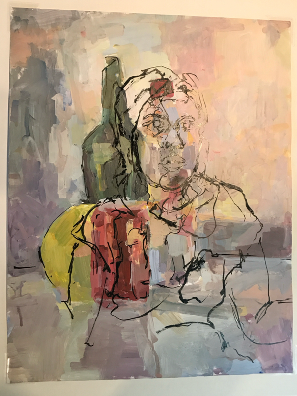 I Found a Self Portrait in a Dumpster Full of Garbage