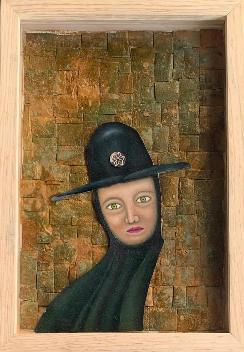 Esperando Mi Latido, painting by Alfredo Buenaventura