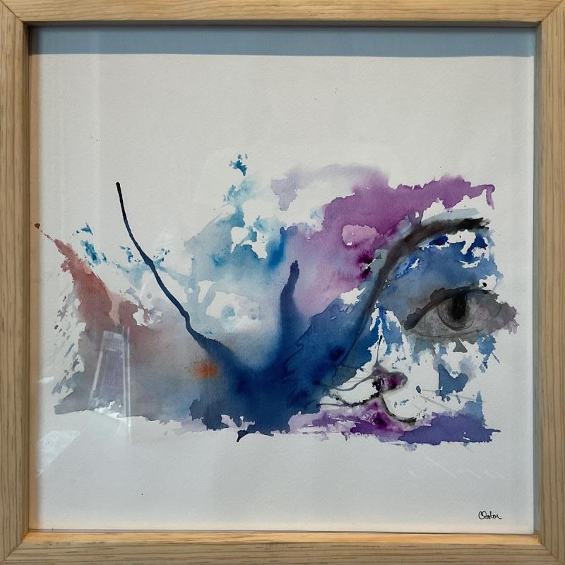 Animales de Poder / Gato, painting by Caro G. Solar