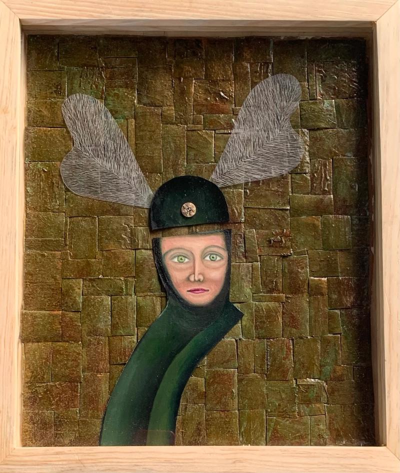 Seguro que se Puede Volar, painting by Alfredo Buenaventura