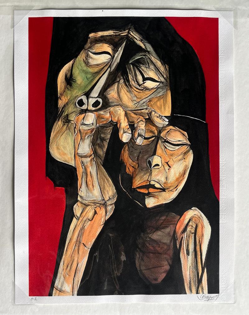 Fértiles, painting by Pedro Bayron
