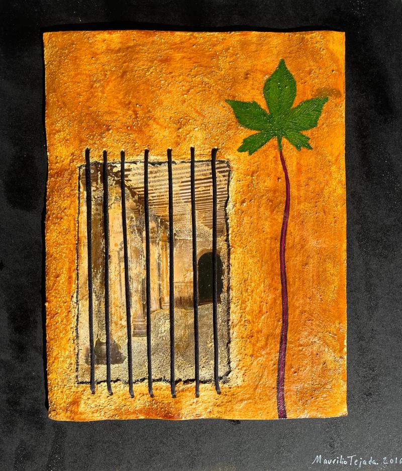 Ventana IX, painting by Maurilio Tejada