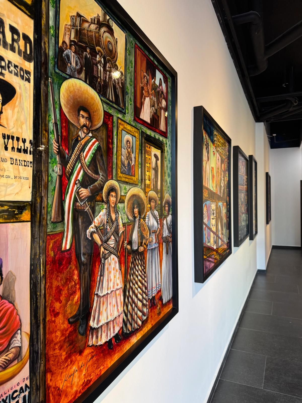 Painting by Kalra de Lara at O Art International Exhibition
