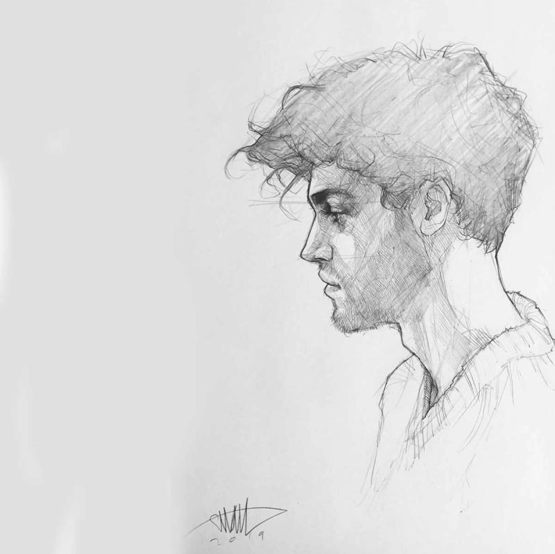 Untitled, drawing by Efraín Malo