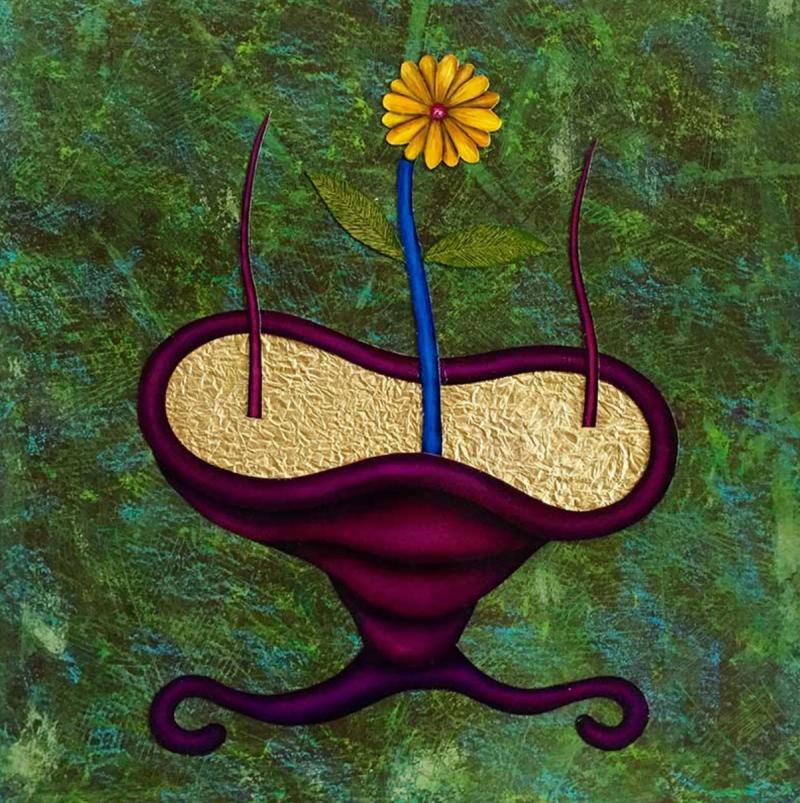 Flor de Mi Alma, painting by Maurilio Tejada