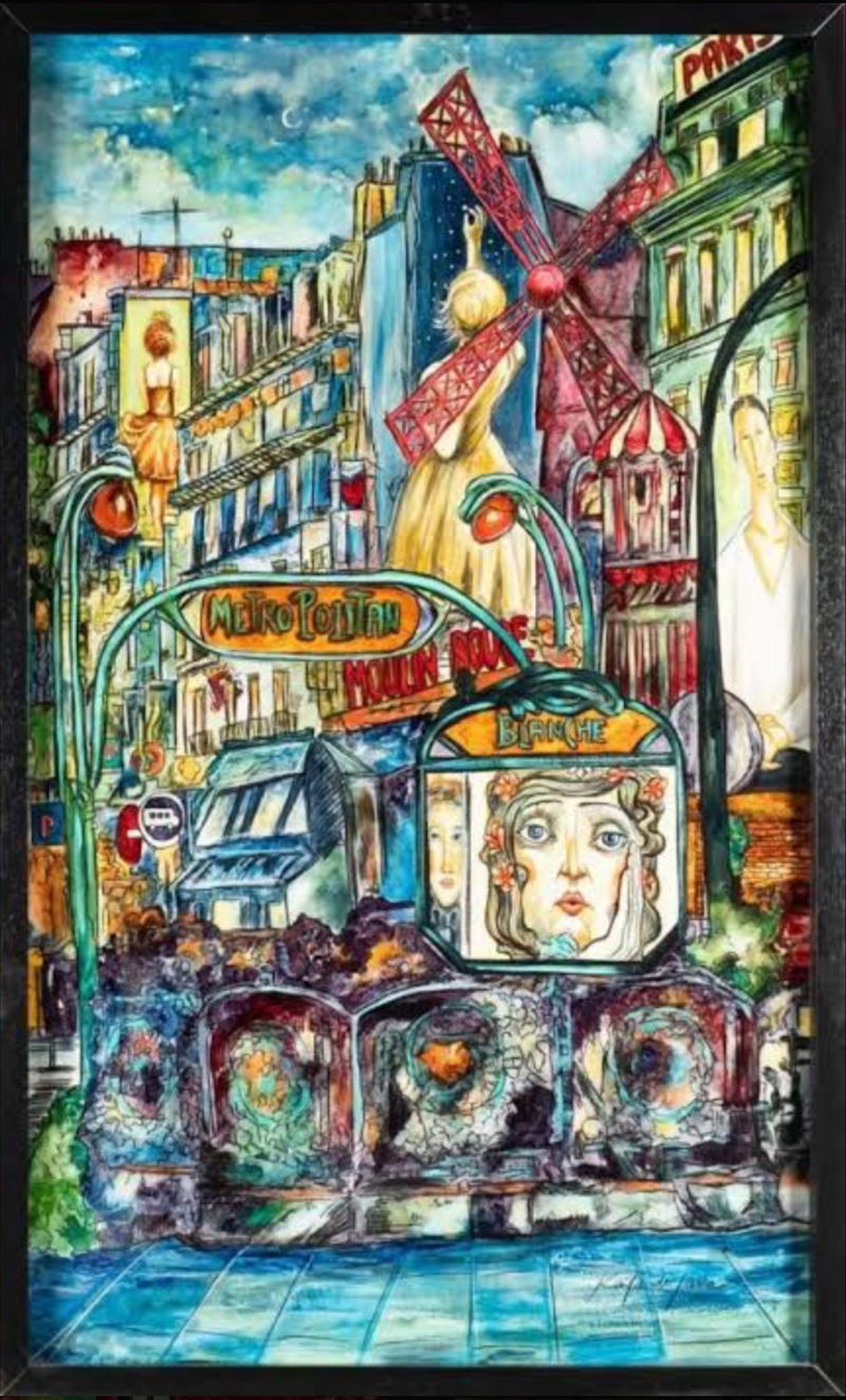 Blanche, painting by Karla de Lara